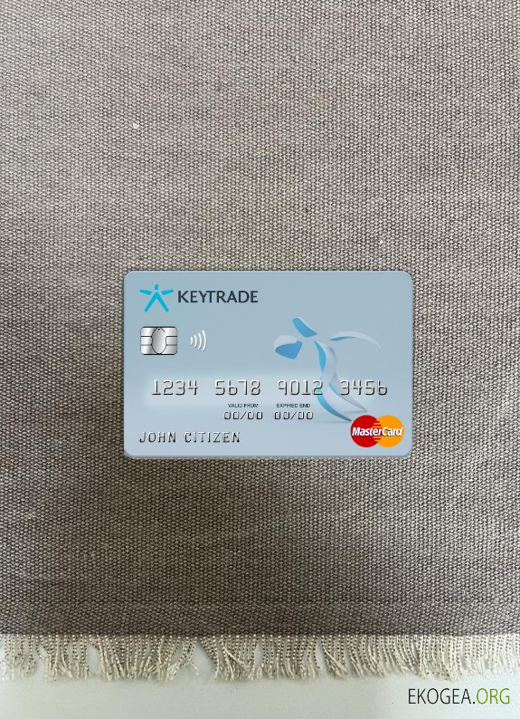 Belgique Keytrade bank mastercard photolook recto